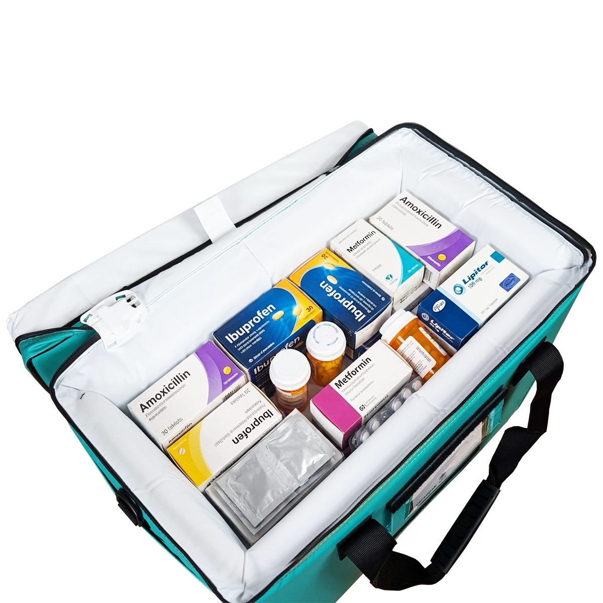 Insulated pharmacy bag