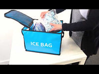 Saco isolado para transporte de cubos de gelo