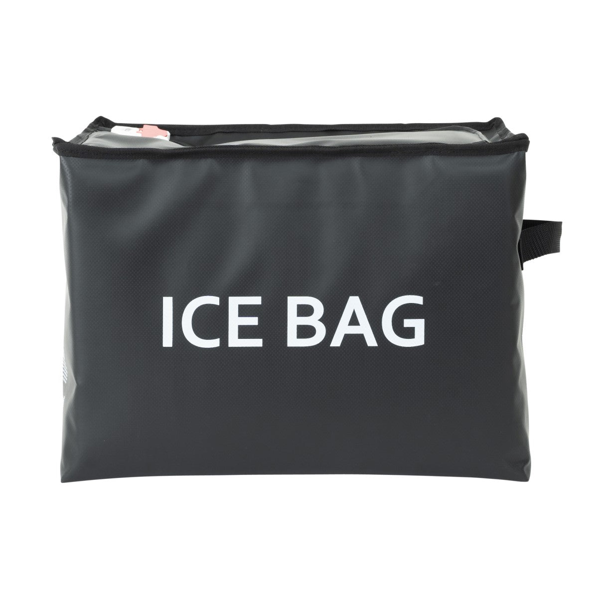 Isolierte Eiswürfel Transporttasche - Schwarz/T2 Seite auf