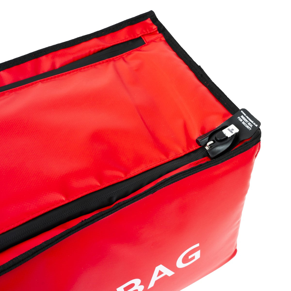 Isolierte Eiswürfel Transporttasche - Rot/Arrow Nahaufnahme